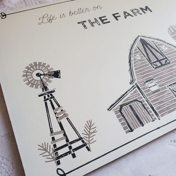 Life is Better on the Farm Hand Crafted Chalk Art - Picture 3 of 5